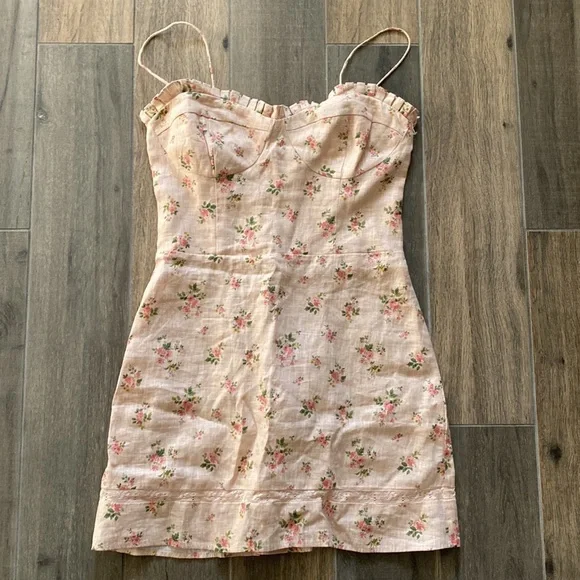 NEW Reformation Andie Linen Dress - Penelope Size 12